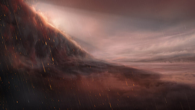 Температура планети з дощами з заліза може бути вищою, ніж вважалося