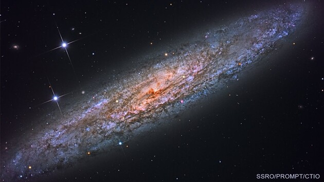 Телескоп NASA сделал снимок одной из самых ярких галактик в ночном небе
