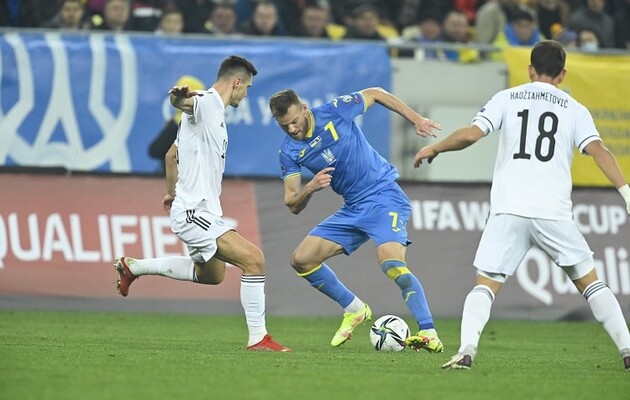 Украина провела два матча в октябре