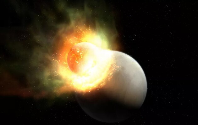Экзопланета потеряла часть своей атмосферы после разрушительного столкновения