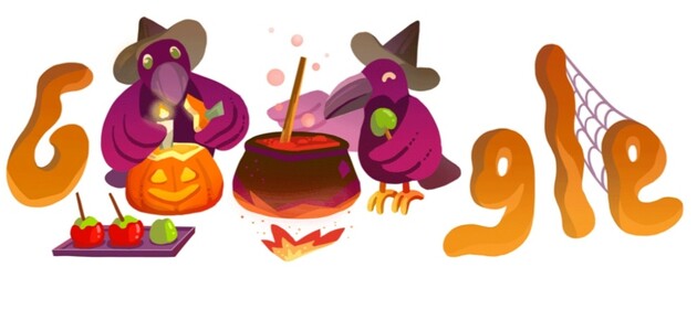 Google посвятил дудл Хэллоуину