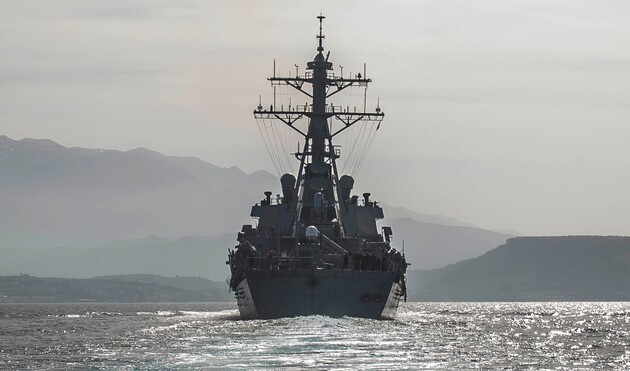 USS Porter. Фото: Twitter Шестого флота ВМС США