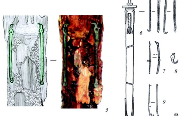 На раскопках в Крыму нашли клинковое оружие времен переселения народов. Изображение: Краткие сообщения Института археологии