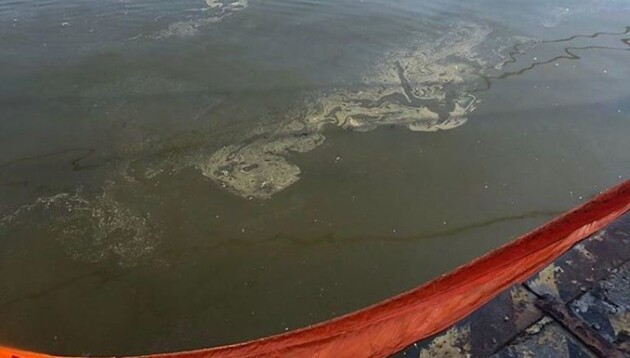 В Николаевском морпорту произошел очередной аварийный разлив растительного масла в акватории (ФОТО)