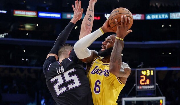 Лень зіграла проти Леброна Джеймса