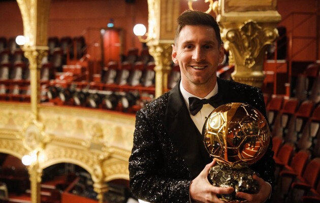 Месси - рекордсмен по количеству "Золотых мячей"