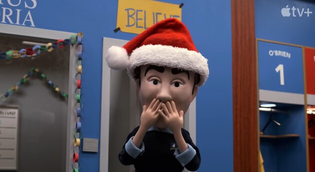 Apple выпустила рождественский мультик с героями сериала «Тед Лассо»