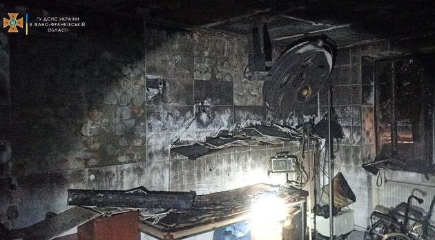 Пожар в больнице на Прикарпатье: специалисты ГСЧС проверят все медучреждения