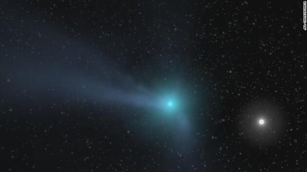 Комета Леонарда «втратила» хвіст під час руху до Сонця