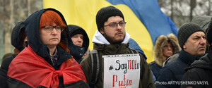 «СкажиПутіну_Ні»: Украинцы вышли напомнить миру о преступлениях российской власти 