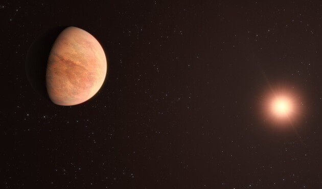 Астрономы зафиксировали следы водяного пара в атмосфере крупной экзопланеты