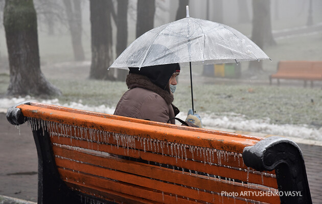 В Украине ожидается мокрый снег и порывистый ветер
