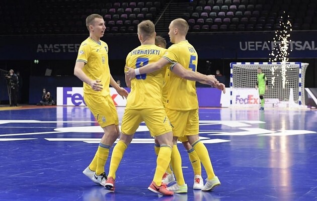 Украина вышла в полуфинал Евро-2022 по футзалу