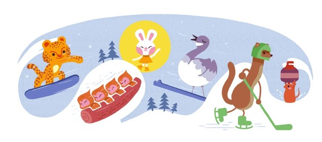 Дудл присвячено відкриттю Олімпіади-2022