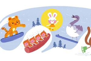 Google посвятил дудл открытию Олимпийских игр