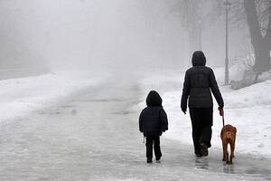 В Украину пришло потепление, но снегопады сохранятся