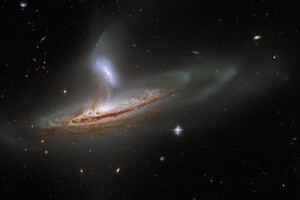 «Хаббл» зробив знімок двох галактик, що взаємодіють