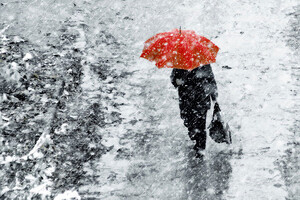 Синоптики обіцяють сніг з дощем практично у всіх областях України