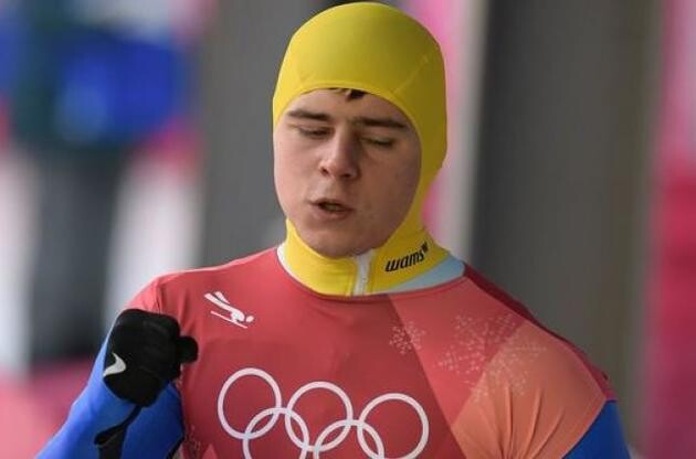 Український олімпієць продемонстрував плакат 