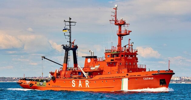Российские корабли захватили гражданское спасательное судно «Сапфир»