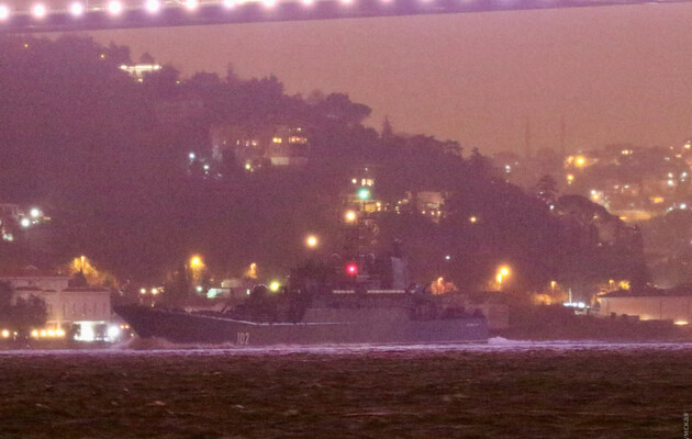 Российские корабли потопили вблизи Одессы торговое судно под флагом Панамы