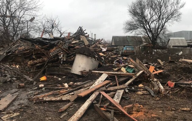 © Соцсети, после бормбардировок в Сумах