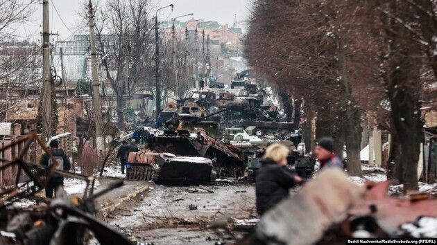В Харькове украинские защитники уничтожили восемь единиц вражеской транспортной техники