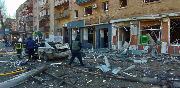 Ситуация в Киеве - Обломки ракеты на Куреневке - Новости Украины