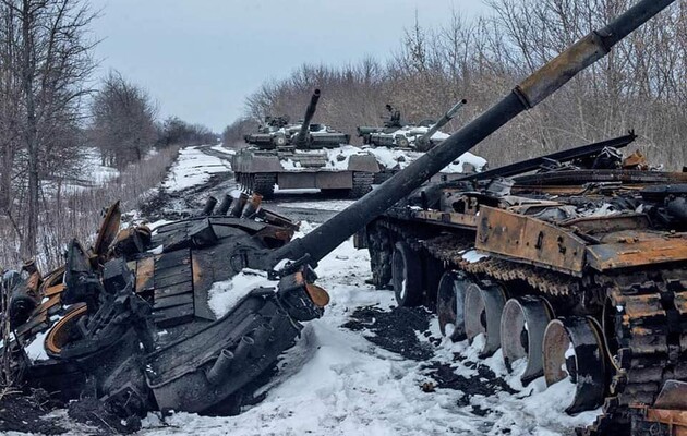 В Запорожской области украинские военные уничтожили российский БТР с десантом