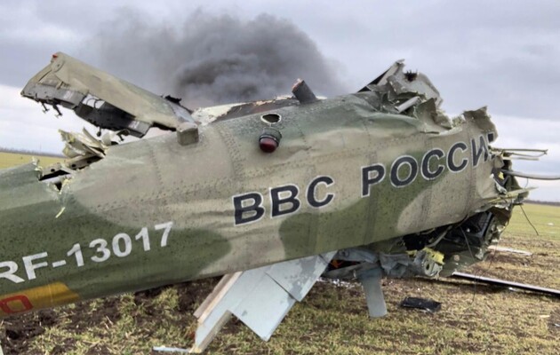 Росія зменшила присутність в небі: ППО збило усього три вертольоти