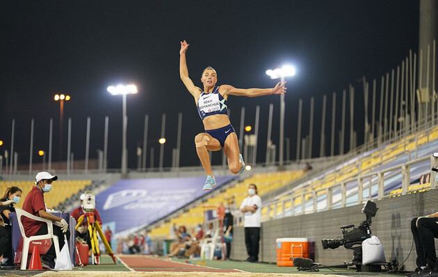 Спортсменка стала другою у потрійному стрибку