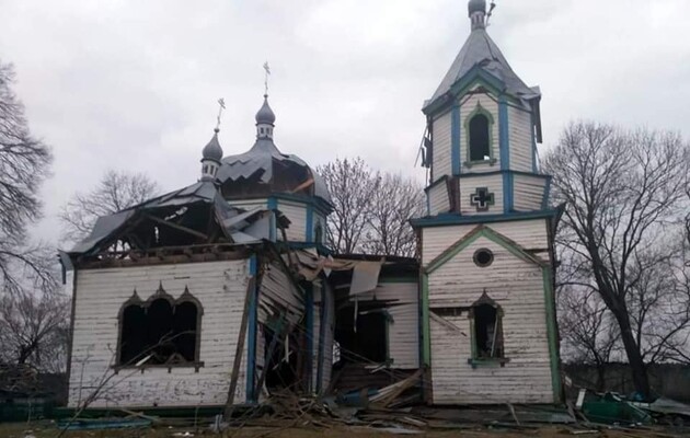 За время войны пострадали почти 60 церквей, мечетей и синагог в восьми областях Украины
