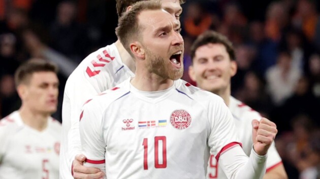 Еріксен провів перший матч за збірну Данії після зупинки серця та забив гол