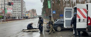 Из освобожденного Ирпеня начали вывозить тела погибших от рук оккупантов – волонтер