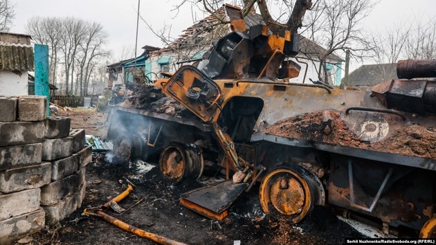 В Харківській області знищено колону техніки та живої сили окупантів, що прямувала в бік Ізюма