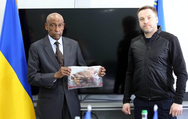  Денис Монастирський та Амін Авад. Фото: пресслужба МВС