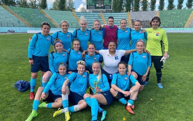 На момент начала войны "Мариупольчанка" занимала четвертое место в Высшей лиге женского чемпионата Украины