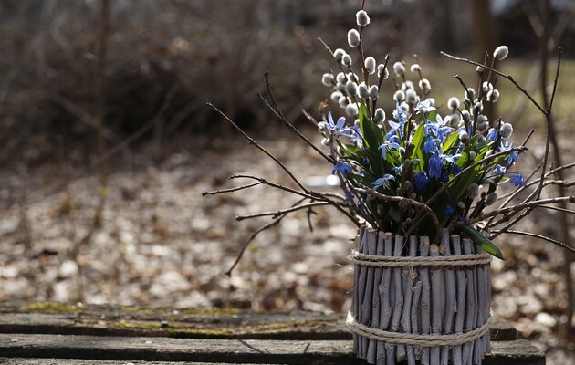 У Вербну неділю прийнято святити гілочки верби