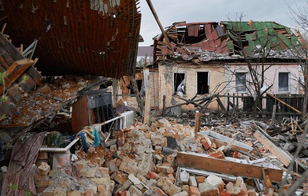 В селе Мощун в Киевской области уничтожено 2 тыс домов из 2,8 тыс