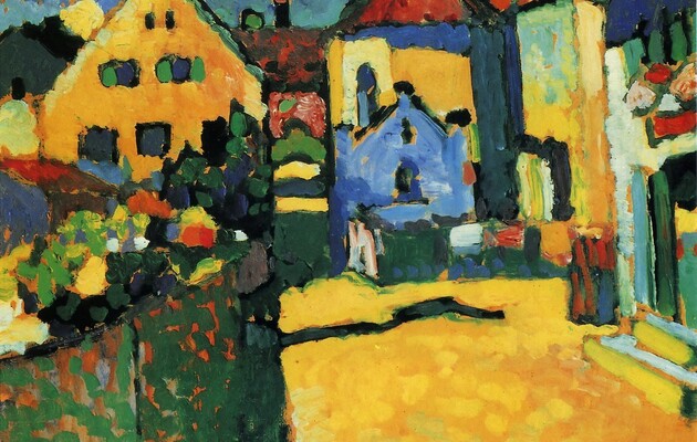 Одна з цілої серії картин Кандинського, що зображають Мурнау / Commons Wikimedia