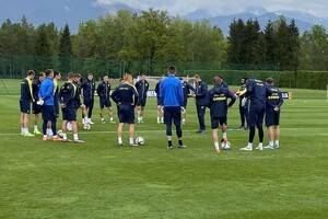 Сборная Украины по футболу провела открытую тренировку в Словении