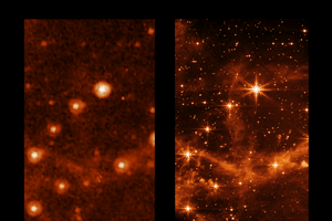 Телескоп «Джеймс Вебб» зробив знімки галактики-сусідки Чумацького Шляху