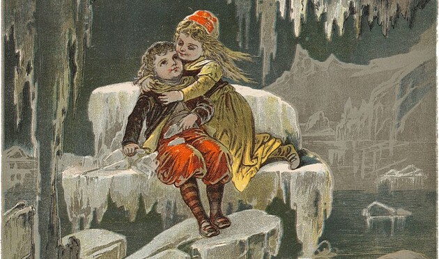 Ілюстрація Карла Офтердінгера до казки "Снігова королева" / Commons Wikimedia