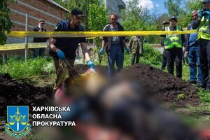 На Харківщині провели ексгумацію тіл вбитих окупантами цивільних мешканців