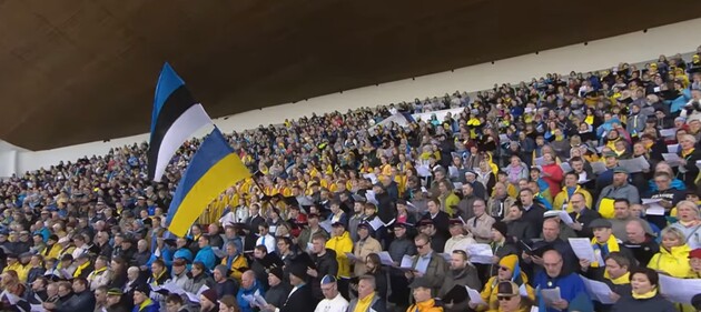 Естонський хор заспівав "Ой, у лузі червона калина"