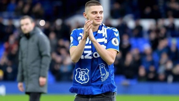 Миколенко забил дебютный гол за "Эвертон" в матче с "Лестером"