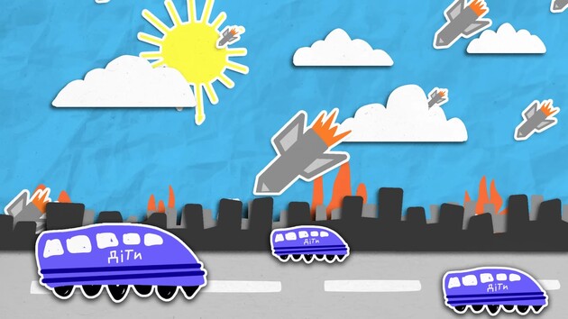 Скриншот первого клипа группы "Жадан и Собаки", посвященного детям и войне