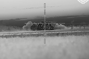 У Херсонській області ЗСУ знищили броньований КамАЗ «Тайфун» з російськими окупантами — відео