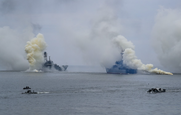 Слава ЗСУ: у Чорному морі потоплено два десантні катери РФ 