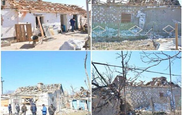 Разрушение в Херсонской области за время российского вторжения в 2022 году